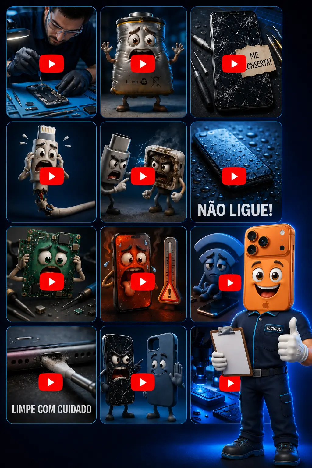 Kit de mídias para Assistência Técnica